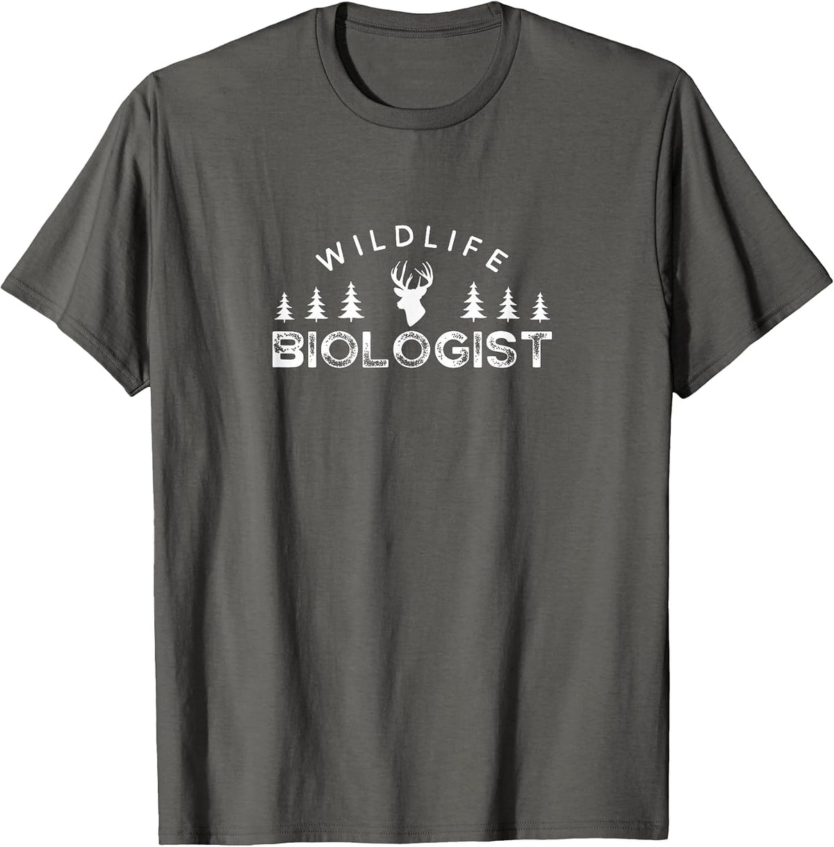 Wildlife Biologist Biologists Job Biology T-Shirt - Asphalt Grey
