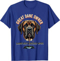Great Dane Owner — Slobber Beats Windshield Wipers Dog Mom T-Shirt - Royal Blue