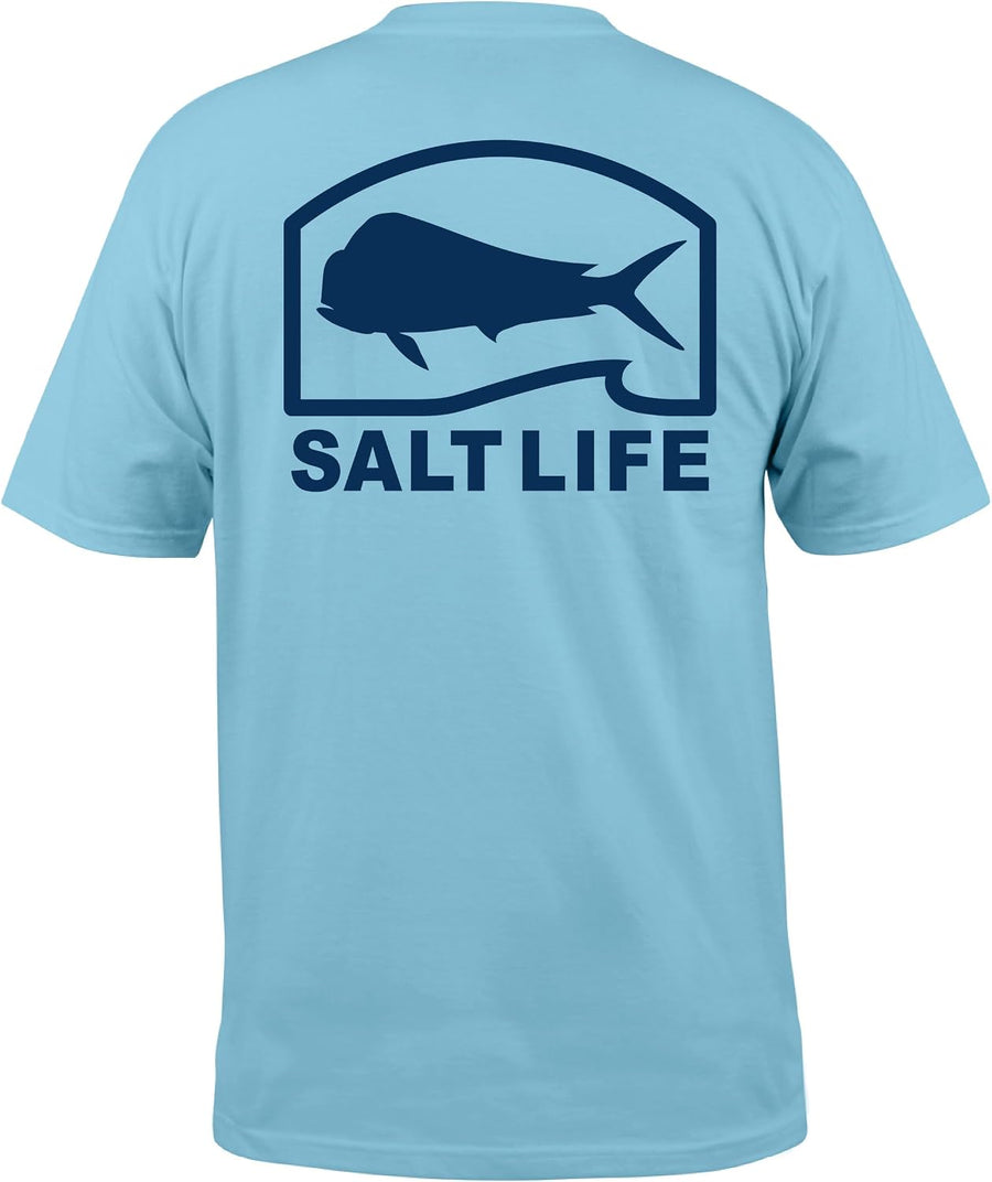 Salt Life Men's Salt Life Pro Salt Mahi Short Sleeve Tee - Sky Blue