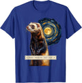 Ferret, Presented, Night Study Van Gogh Art Parody Pet Lover T-Shirt - Royal Blue