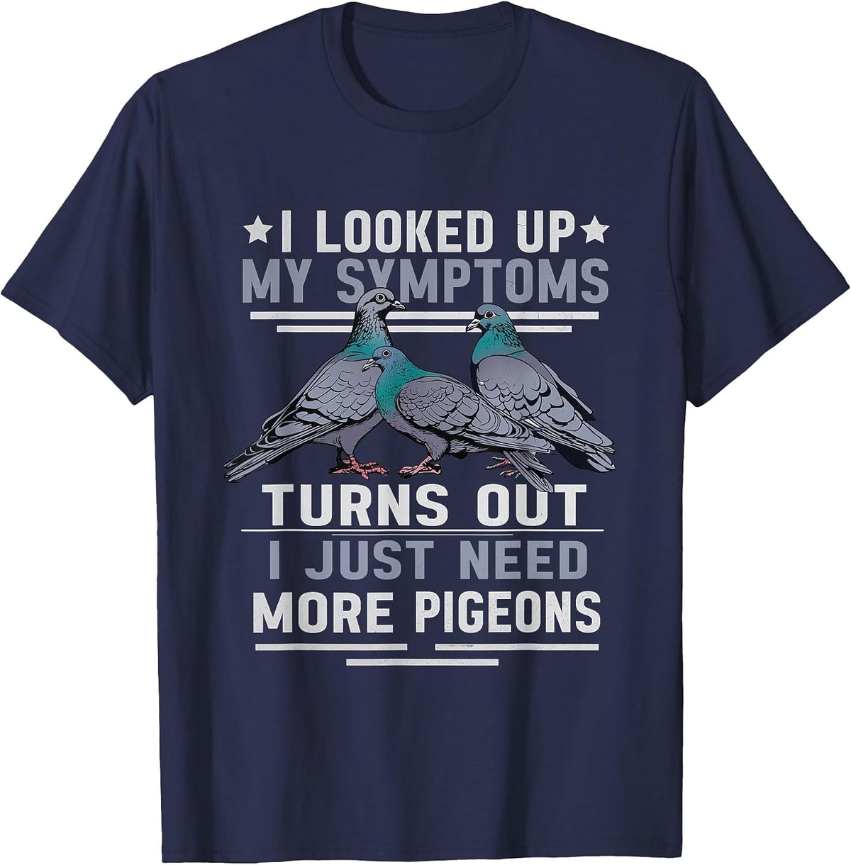 Funny Pigeon Breeding Lover Pigeons Men Pigeon T-Shirt - Navy Blue
