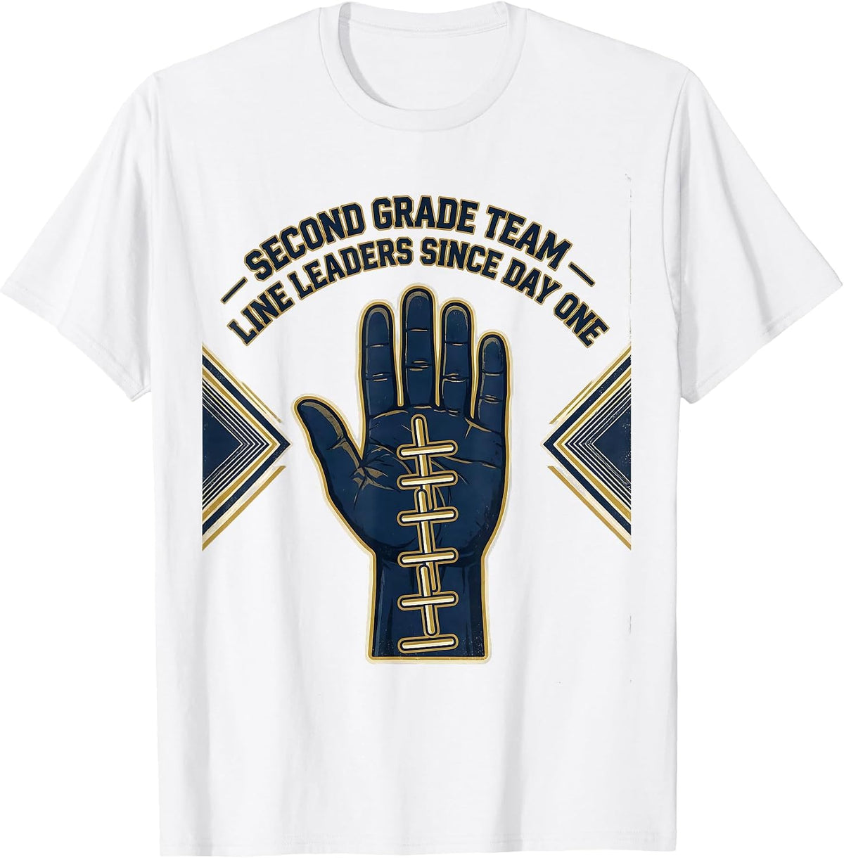 Men's Second Grade Team — Line Leaders Since Day One Teacher T-Shirt - White