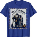 Our Gift-Bringer Comes On New Year's Folk Art Russian T-Shirt - Royal Blue
