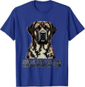 Just A Girl Who Loves Her Harlequin Great Dane Cute T-Shirt - Royal Blue