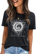 Womens Graphic Tees Casual Summer Short Sleeve Vintage T Shirts Tops - 25y-197 Dream Moon