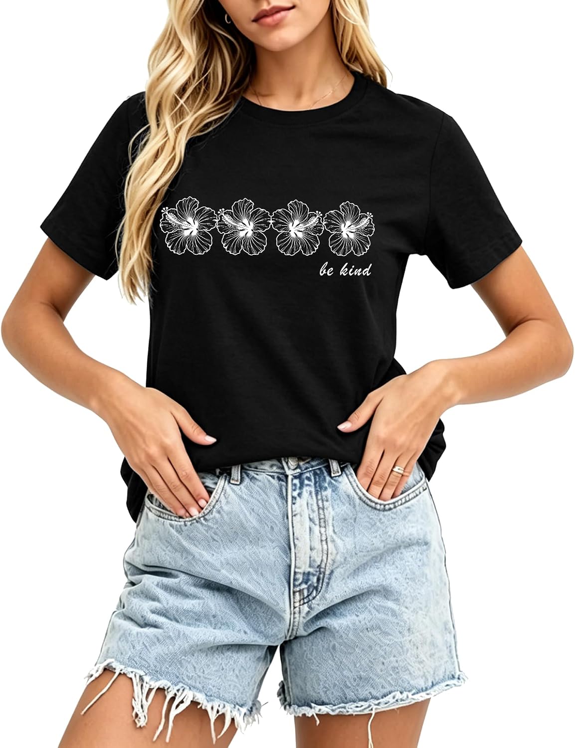 Teacher Shirts for Women Inspirational Educator Graphic Tshirt Gift - Black