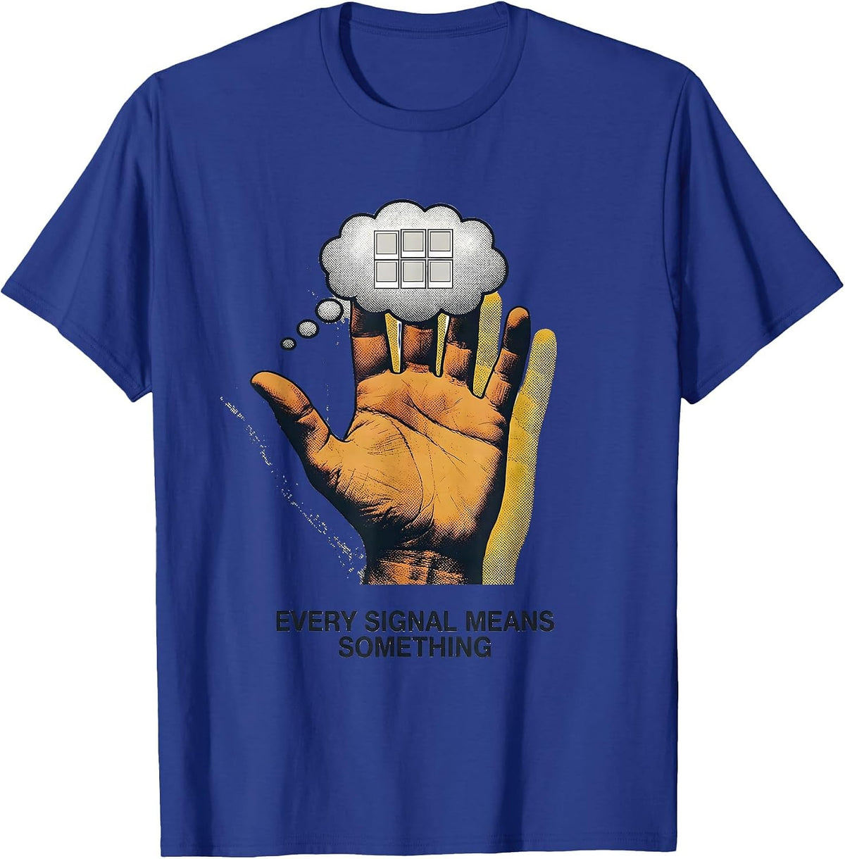 Every Signal Means Something Special Education Teacher T-Shirt - Royal Blue