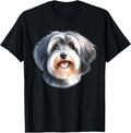 Havanese Dog T-Shirt, Men, Black, Small - As Pictured