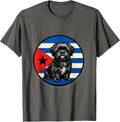 Sealed Havanese Cuban Heritage Flag Pride T-Shirt - Asphalt Grey