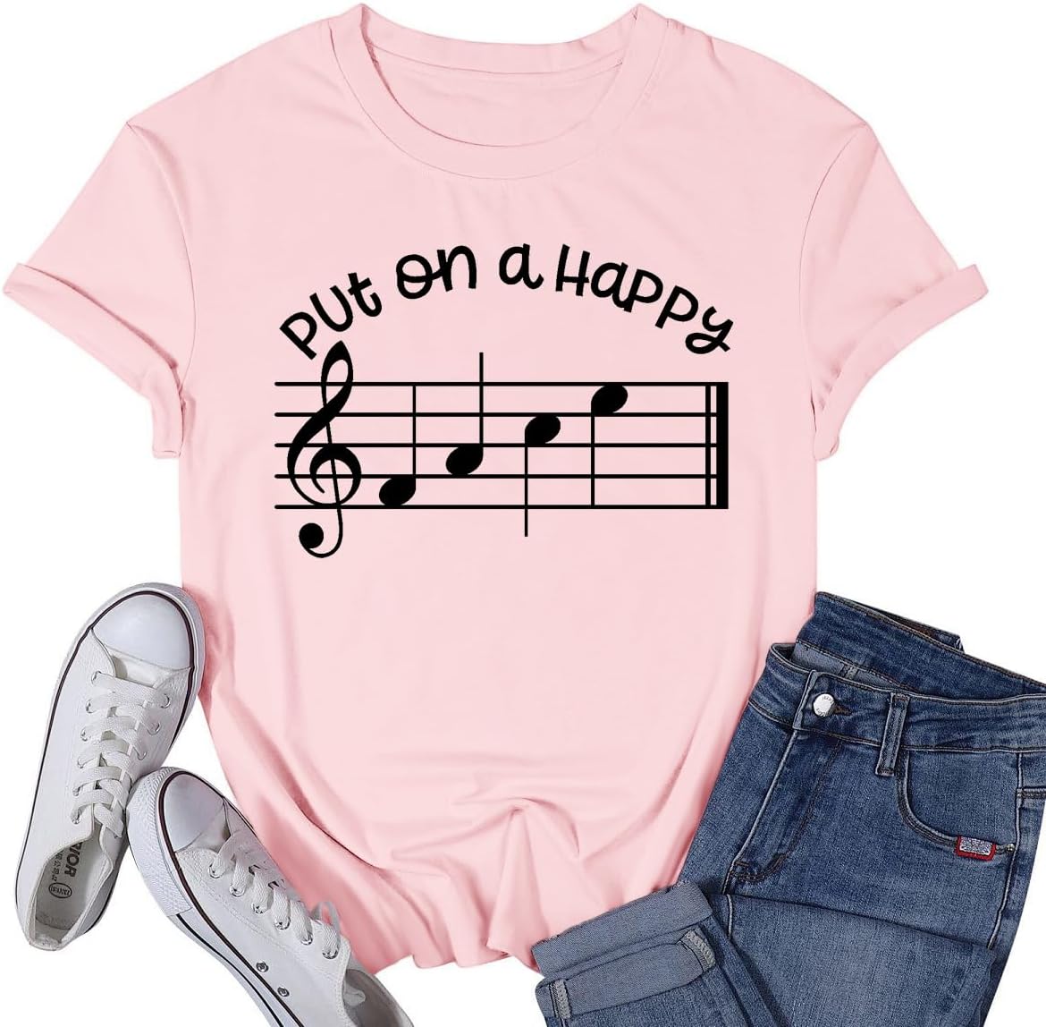Womens Music Teacher Shirts Music Lover Tshirt Band Teacher Appreciation Tee Tops - Pink1