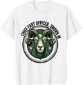 Men's Chief Fart Officer, Sworn In Funny Goat Meme Humor T-Shirt - White