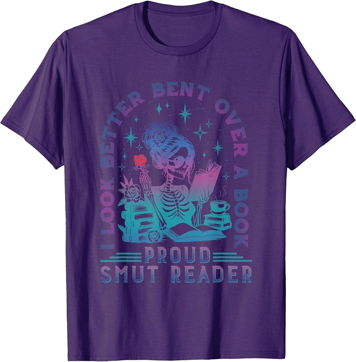 Funny Bookish T-Shirt - Purple