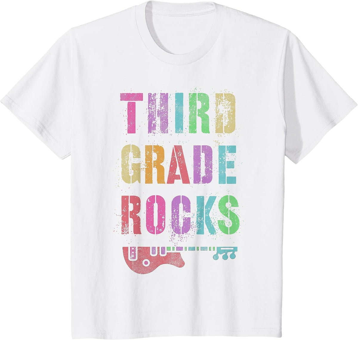 3rd Grade Rocks Teacher Rockstar Team Third Grader is My Jam T-Shirt - White