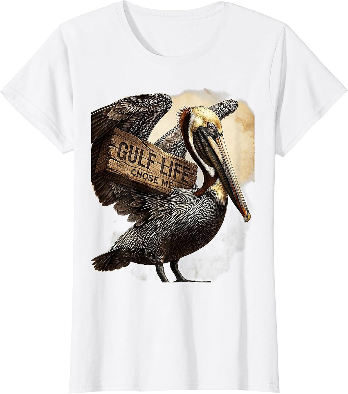 Women's Gulf Life Chose Me Gulf of Mexico Design T-Shirt - White