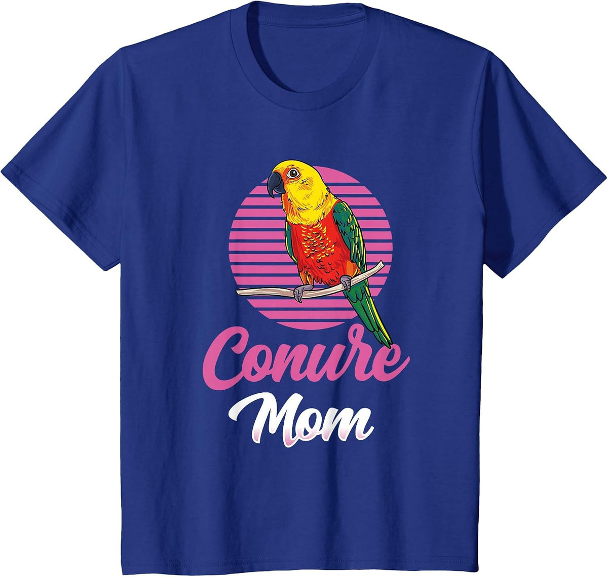 Sun Conure Parrot - I Love My Sweet Conure T-Shirt - Royal Blue
