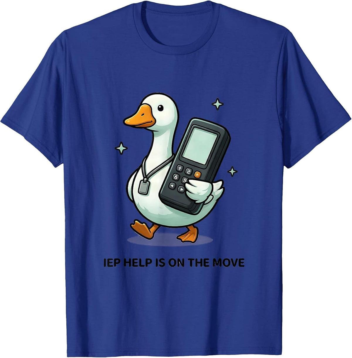IEP Help Is On The Move Cute Kawaii Special Education T-Shirt - Royal Blue