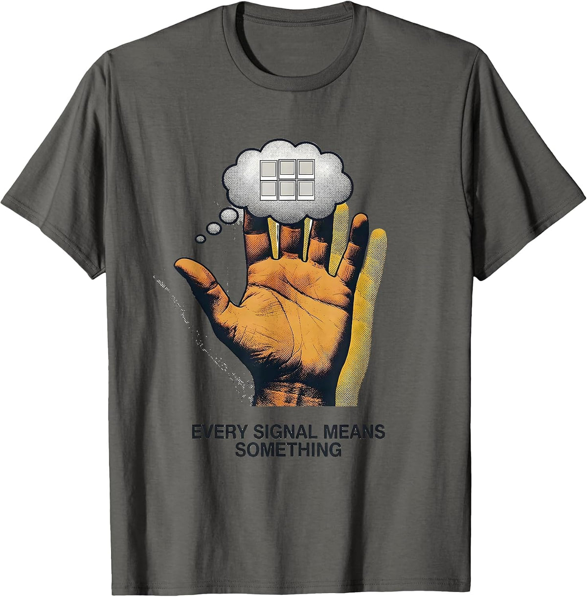 Every Signal Means Something Special Education Teacher T-Shirt - Asphalt Grey