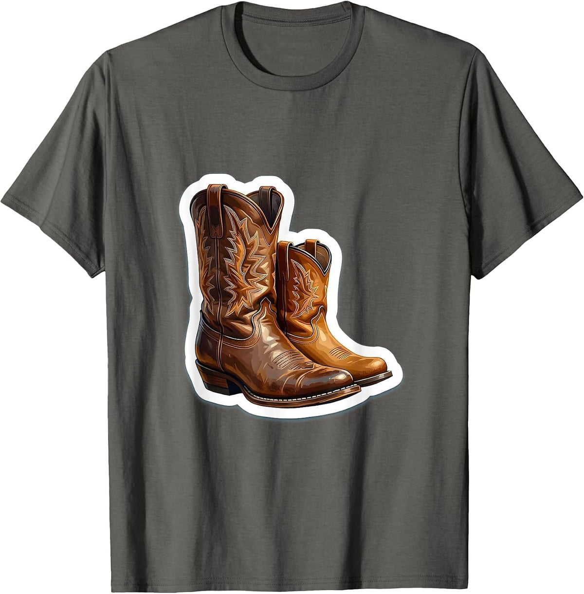 Men's Big and Little Boots Daddy and Me Graphic Tee T-Shirt - Asphalt Grey
