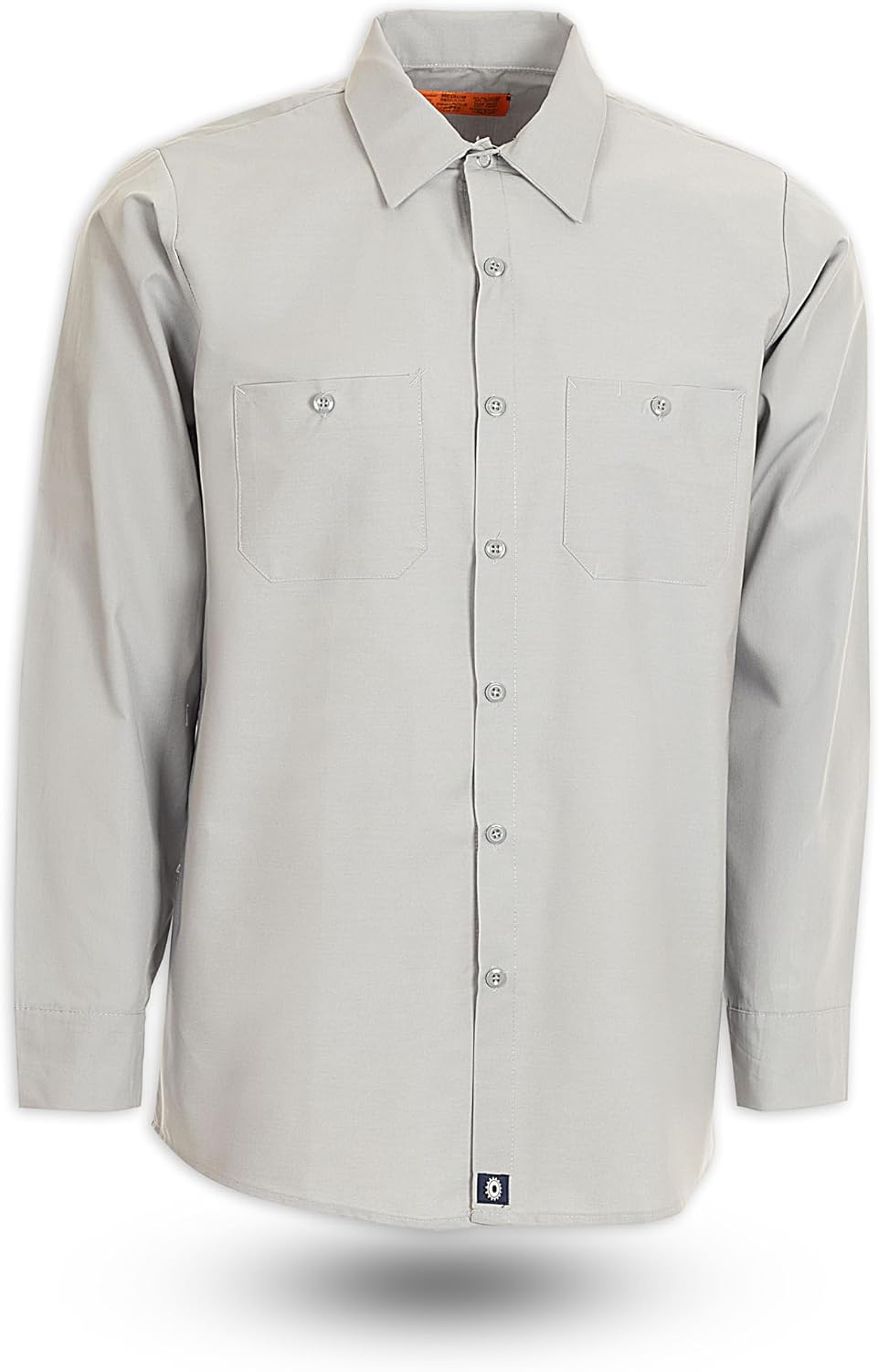PINNACLE Men’s Long Sleeve Industrial Work Shirt S10 - Grey