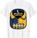 Men's New Year's Eve Pajama Posse Funny Family Matching Party Wear T-Shirt - White