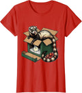 Women's Ferret In Ornament Box Funny Ferret Lover Gift T-Shirt - Red