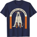 Our Great Dane Is This Year's Ghost Funny Ghost Dog T-Shirt - Navy Blue