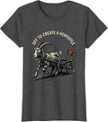 Women's Off To Create A Kerfuffle Whimsical Animal Meme Humor T-Shirt - Dark Heather Grey
