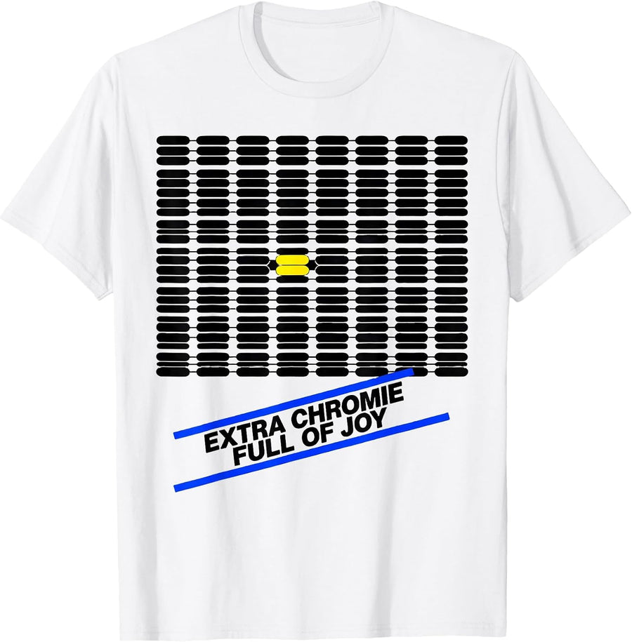 Men's Extra Chromie, Full Of Joy Heartfelt Down Syndrome Awareness T-Shirt - White