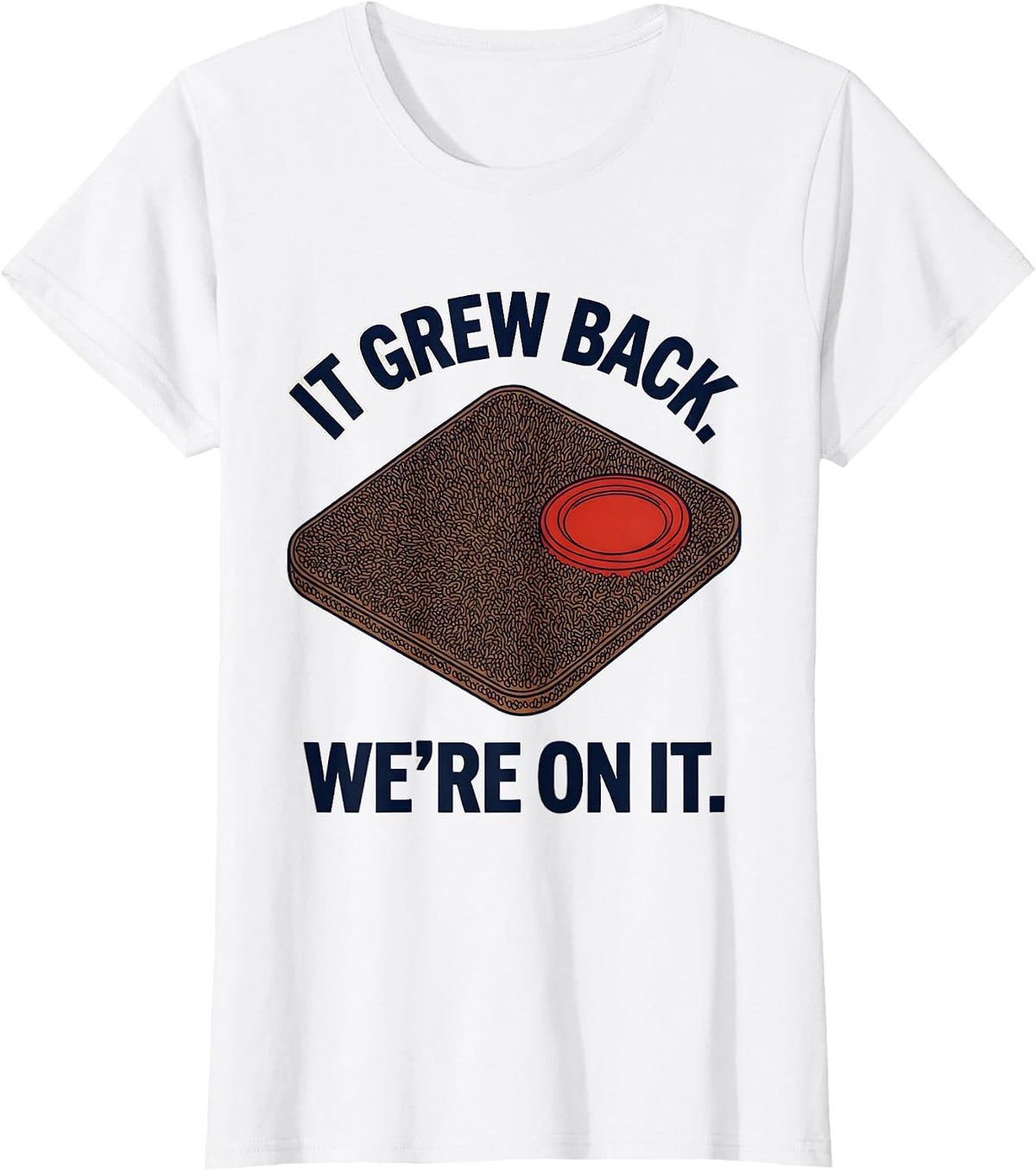 Women's It Grew Back We're On It Funny Lab Week Biologist T-Shirt - White