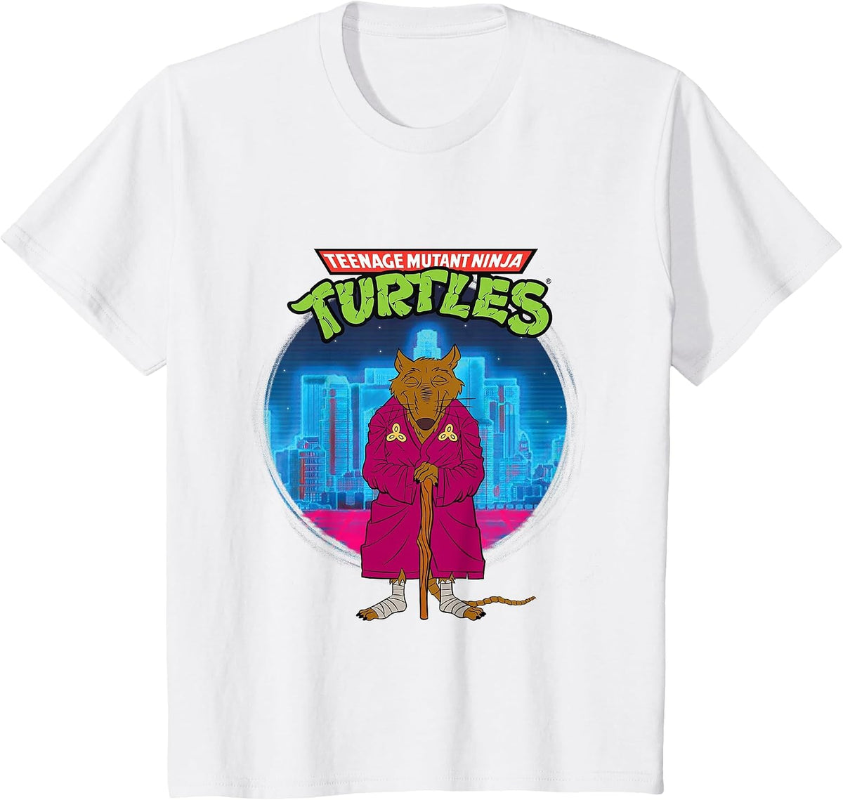 Original Teenage Mutant Ninja Turtles Splinter the Rat T-Shirt - White