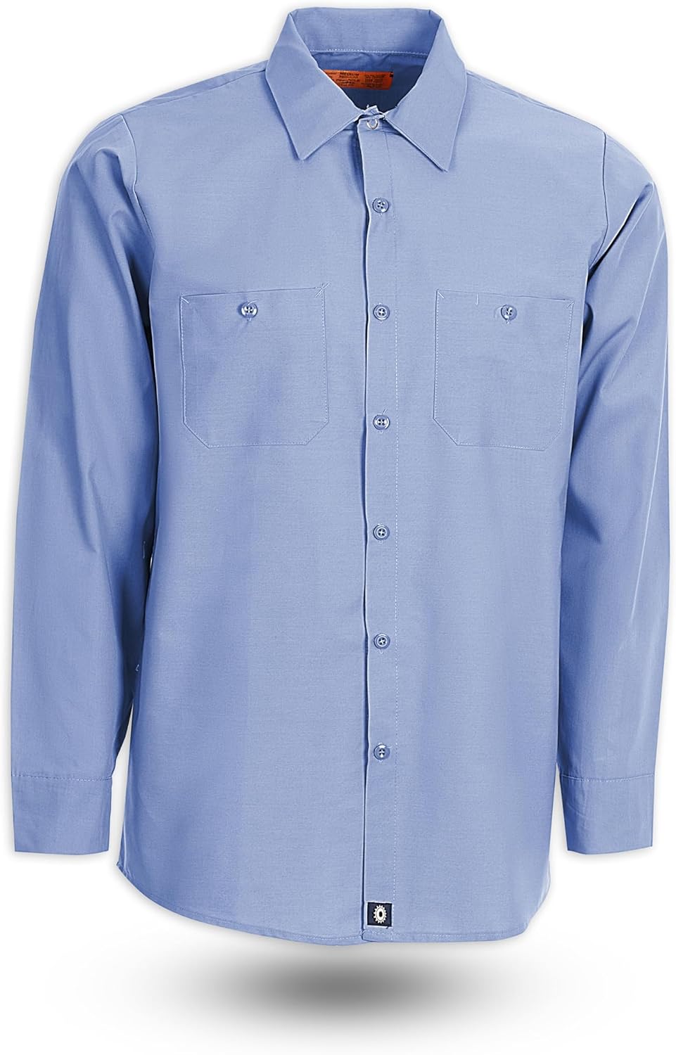 PINNACLE Men’s Long Sleeve Industrial Work Shirt S10 - Light Blue