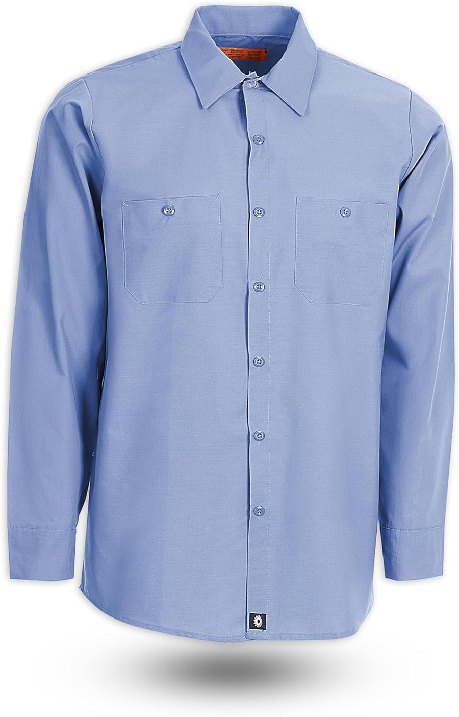 PINNACLE Men’s Long Sleeve Industrial Work Shirt S10 - Light Blue