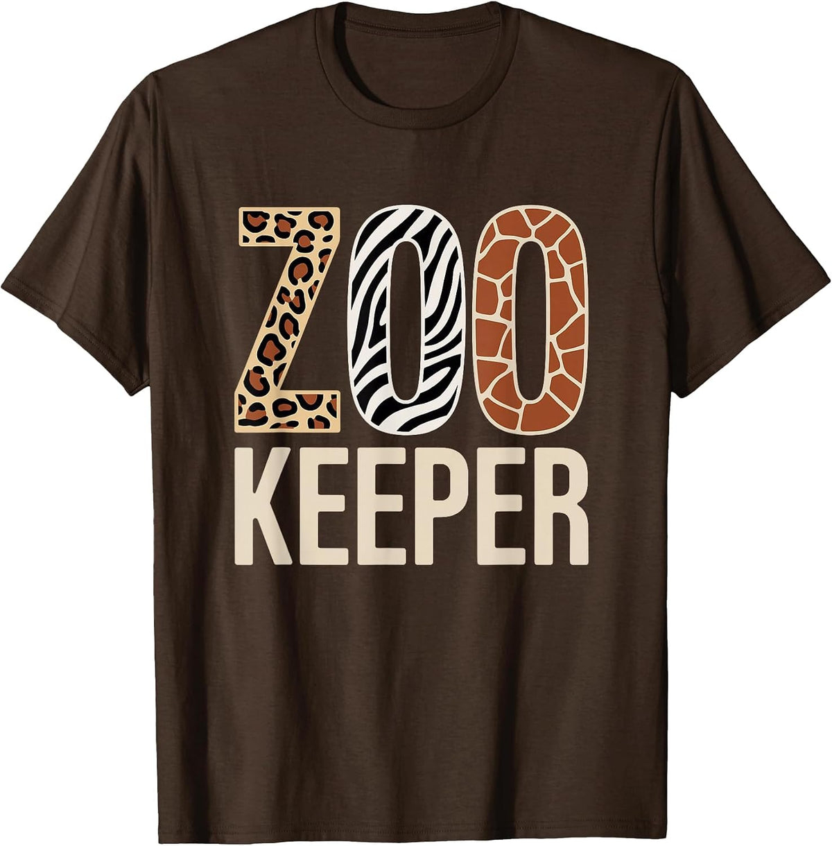 Zookeeper Costume Halloween T-Shirt - Brown