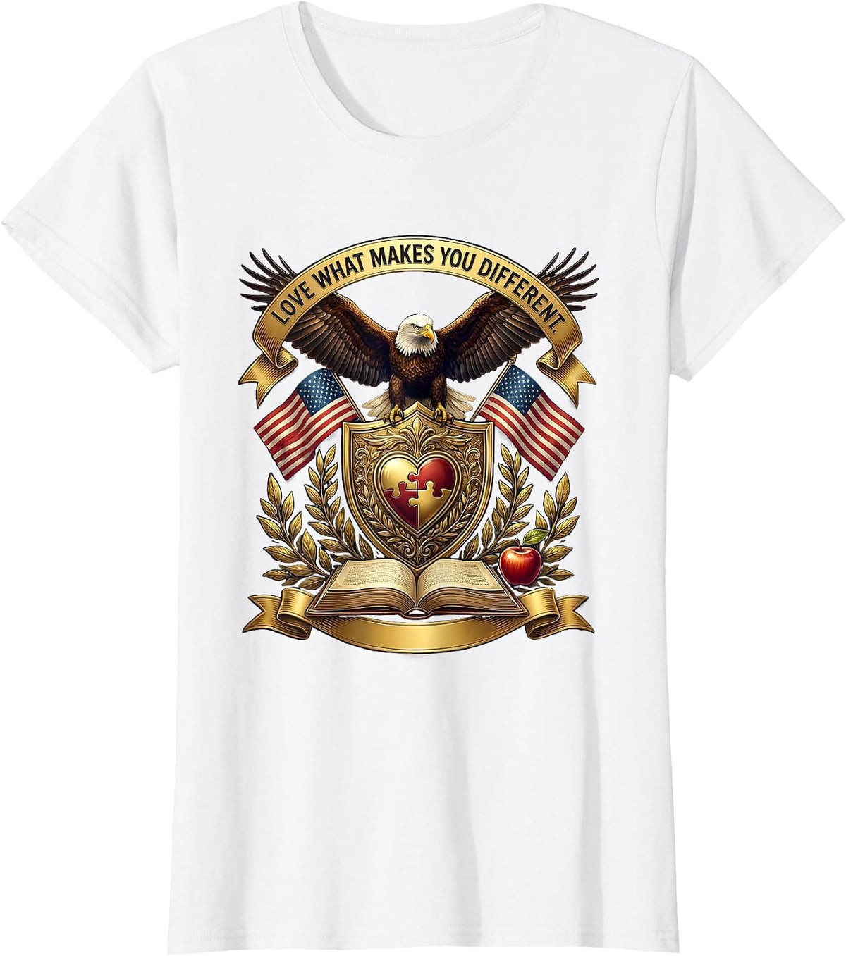 Love What Makes You Different Special Ed Teacher T-Shirt - White