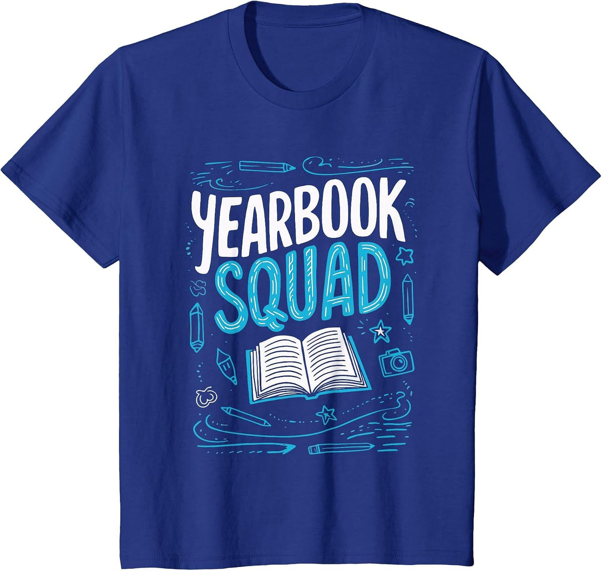 Yearbook Squad T-Shirt - Royal Blue