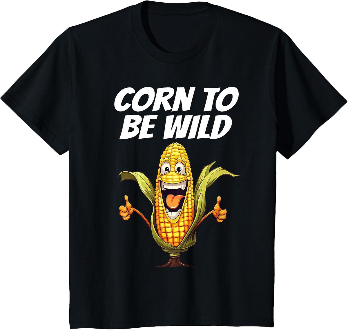 Funny Corn Shirt Men Women Corn On The Cob Costume Farmer T-Shirt - Black
