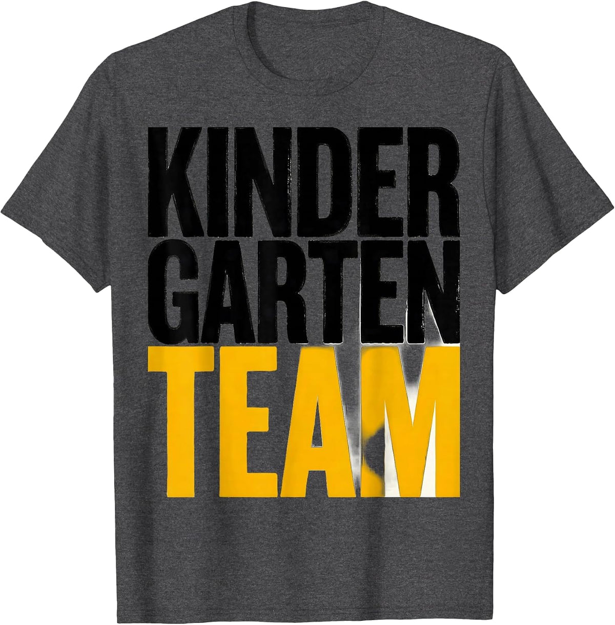 Kindergarten Team Playful Teacher Back To School Grade Level T-Shirt - Dark Heather Grey