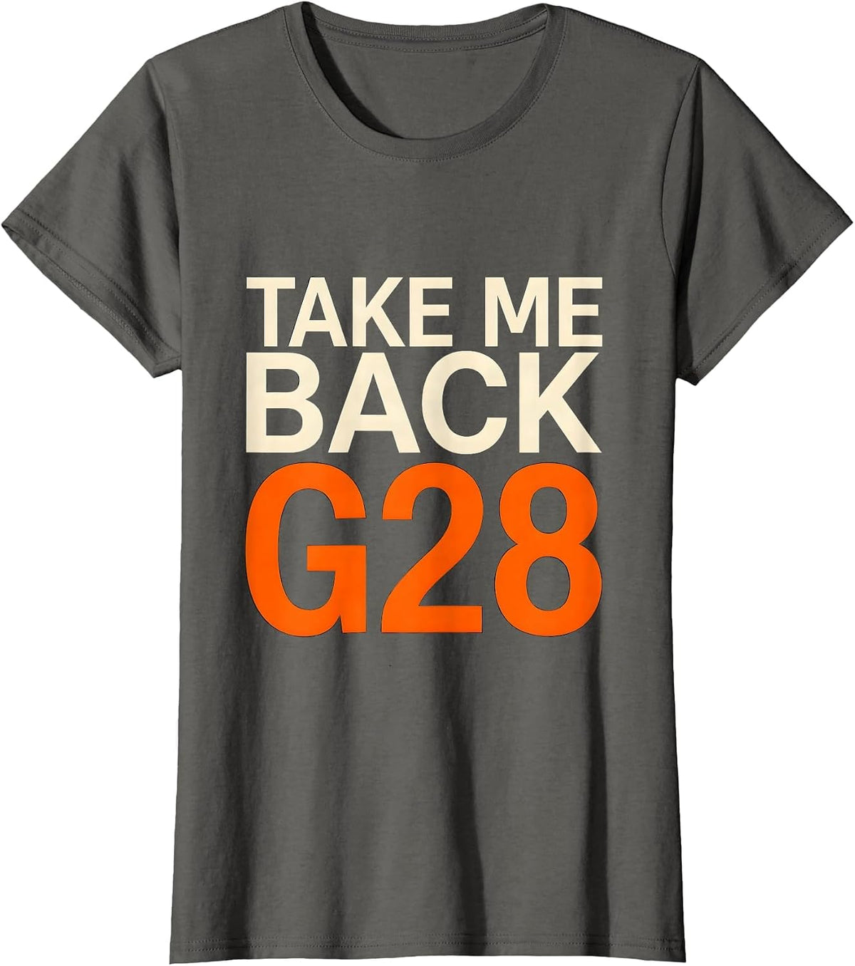 Women's Take Me Back G28 Funny CNC Machinist Trade Jargon Humor T-Shirt - Asphalt Grey
