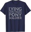 Lying Dog-Faced Pony Soldier T-Shirt - Navy Blue
