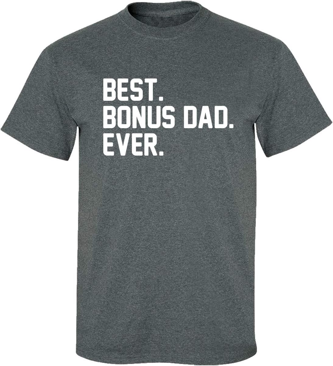 Trenz Shirt Co. Best Bonus Dad Ever Tee - Heather Grey