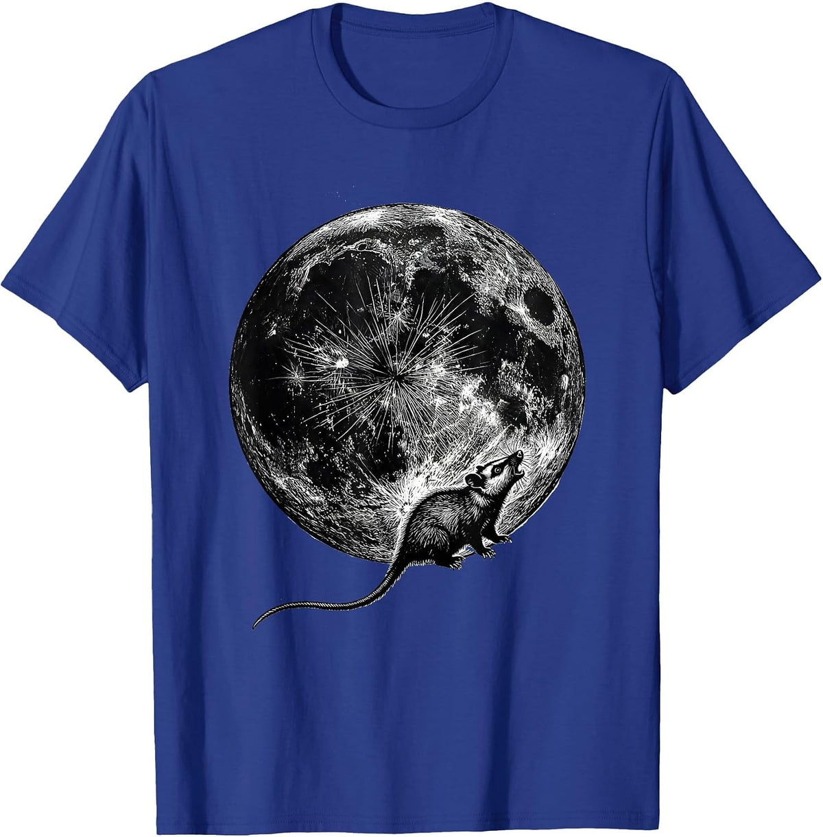 Black Moon Ferret Funny Small Mammal Pet Lover Humor T-Shirt - Royal Blue