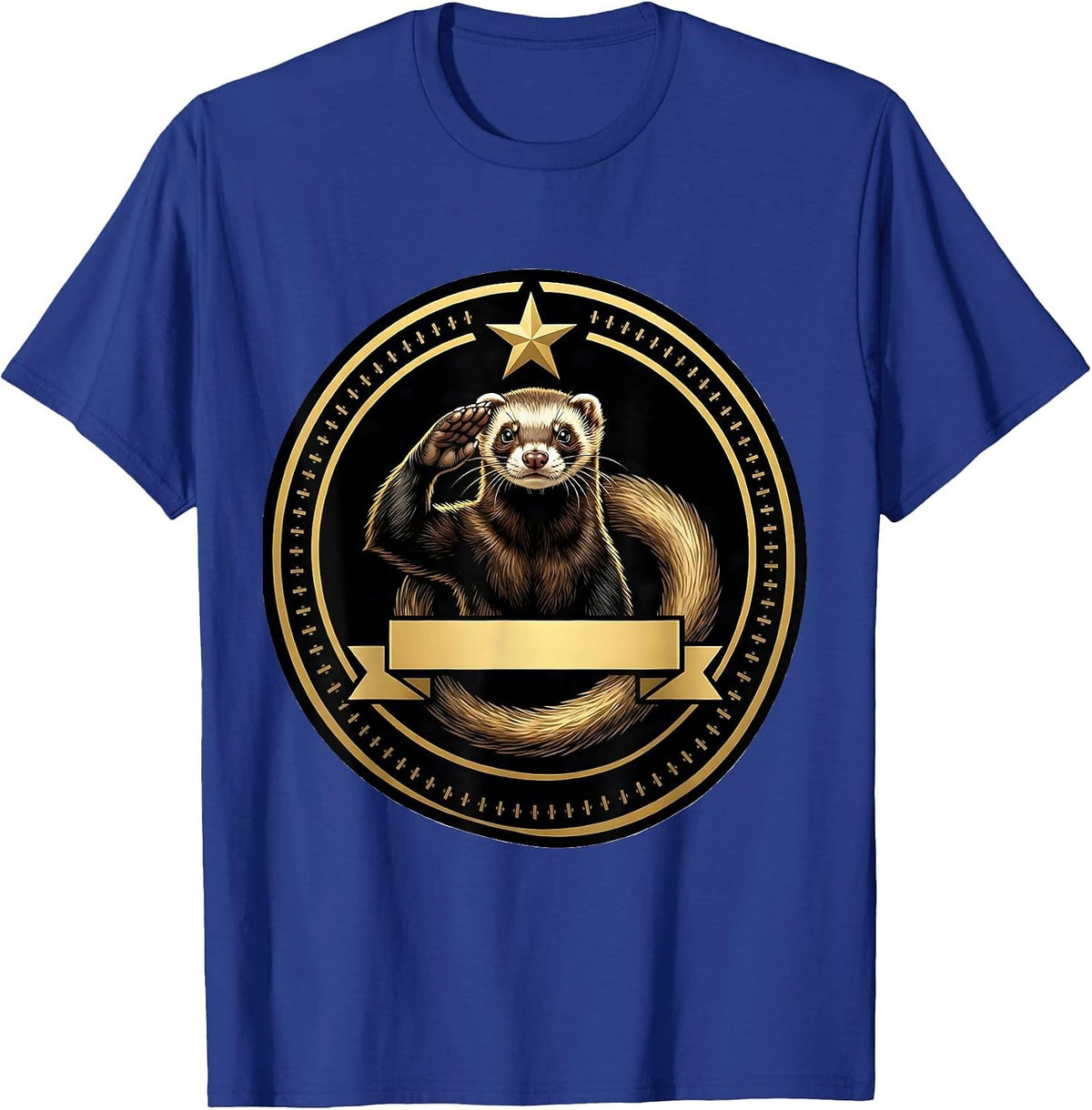 Men's Ferret Owner Seal Funny Pet Lover Gift T-Shirt - Royal Blue