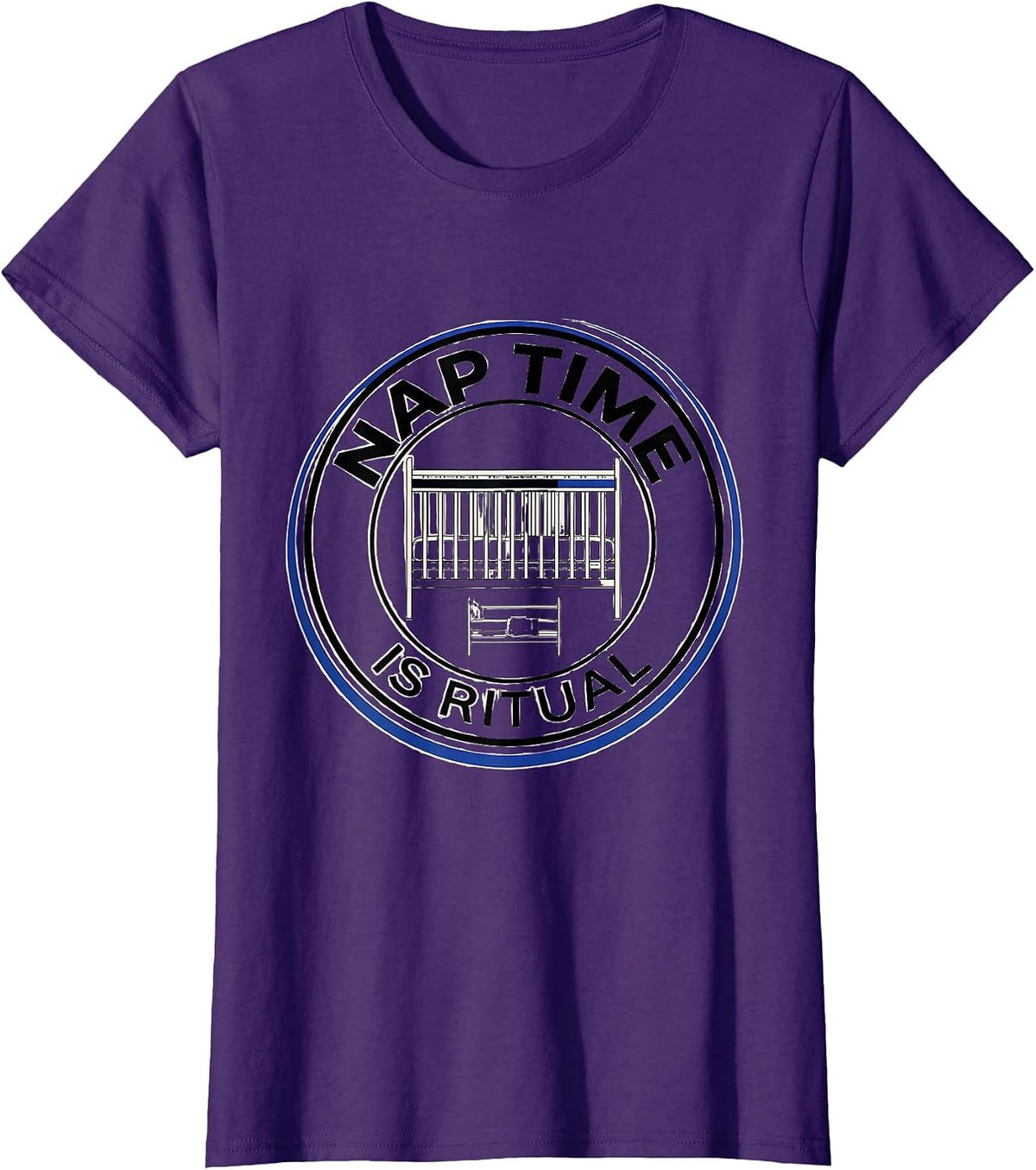 Women's Nap Time Is Ritual Swiss International Daycare Teacher T-Shirt - Purple