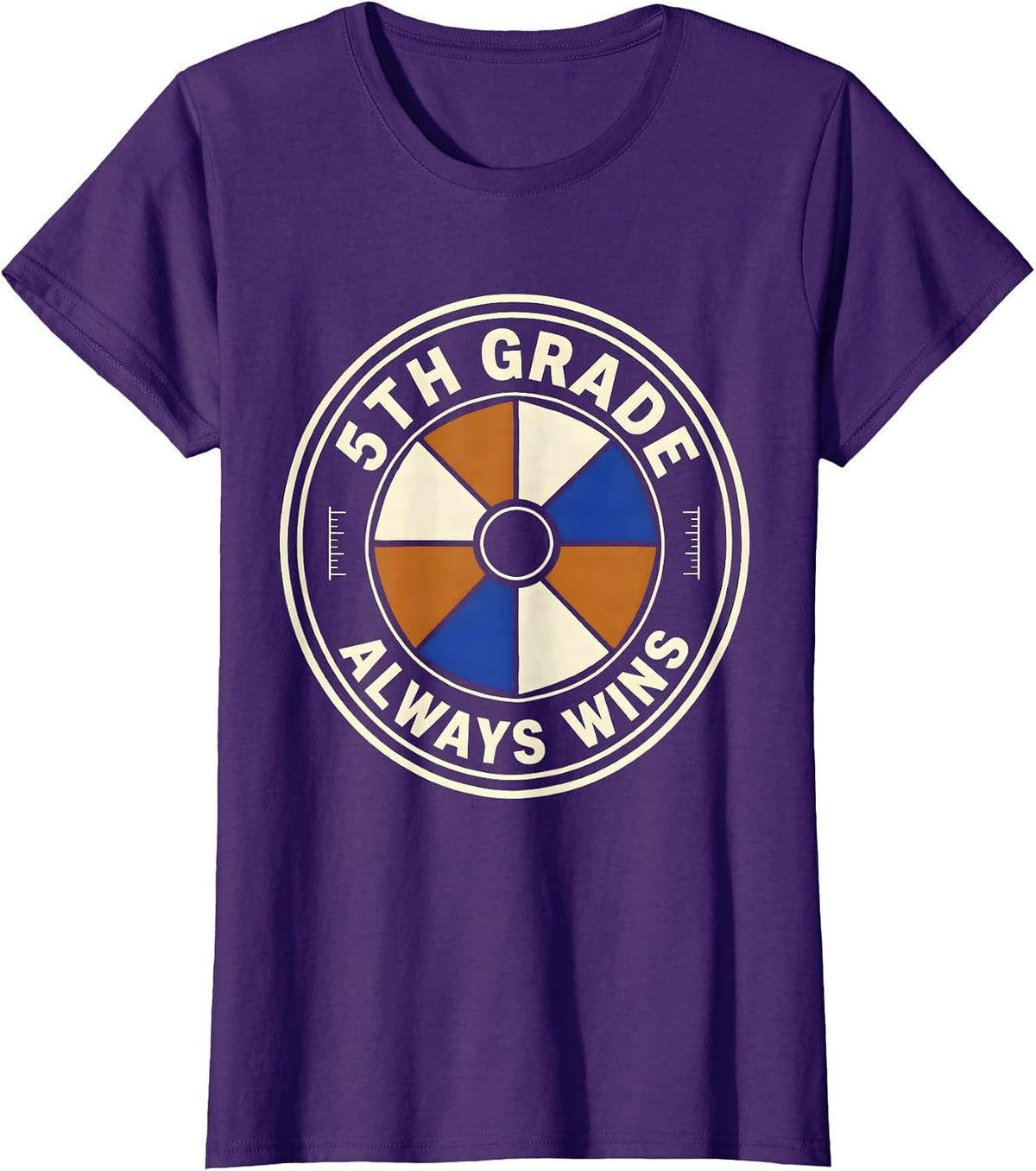 Women's 5th Grade Always Wins Funny Back To School Kids Teachers T-Shirt - Purple