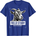 Field Study Subject Declines Comment Funny Goat Farmer T-Shirt - Royal Blue