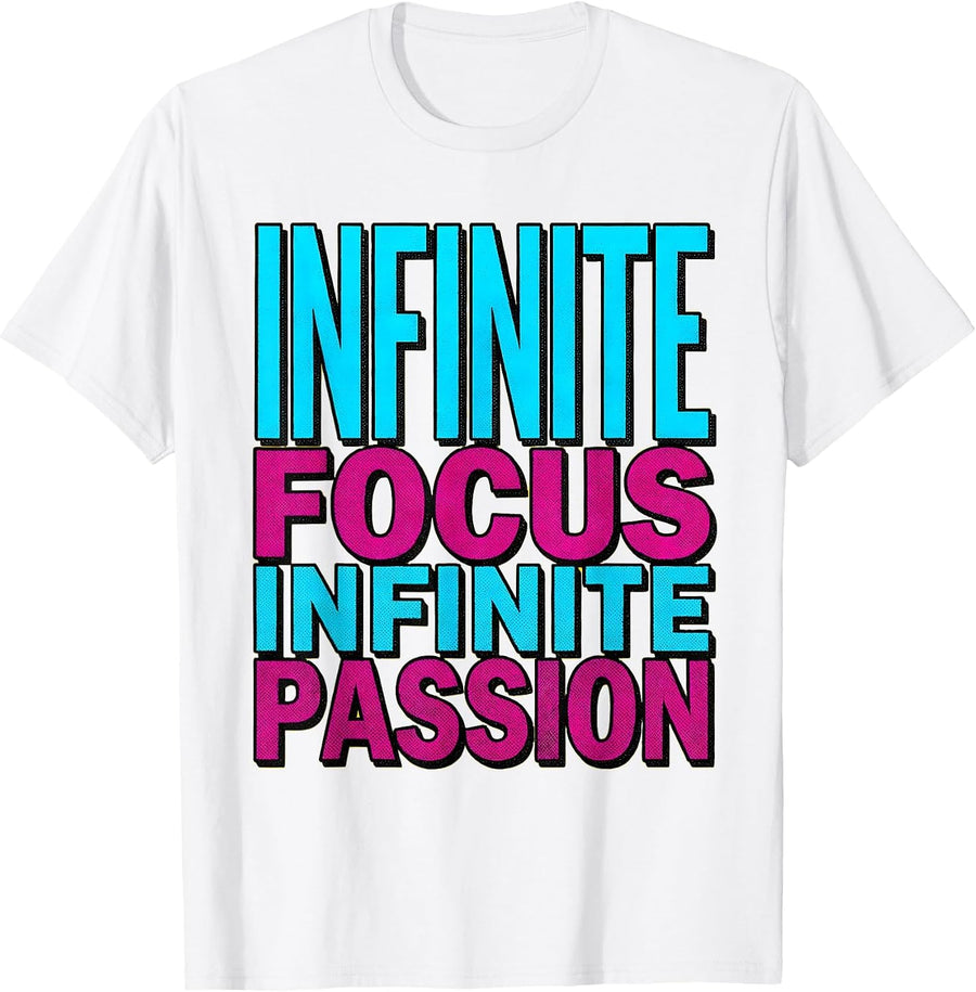 Men's Infinite Focus Infinite Passion Autism Awareness T-Shirt - White