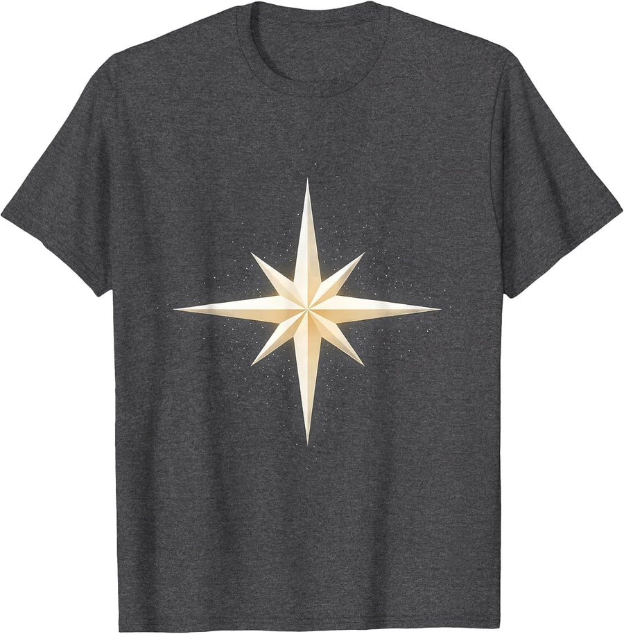 Men's Lone Star Brightest Light in the Night Sky T-Shirt - Dark Heather Grey