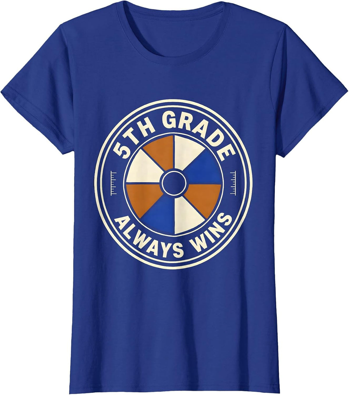 Women's 5th Grade Always Wins Funny Back To School Kids Teachers T-Shirt - Royal Blue