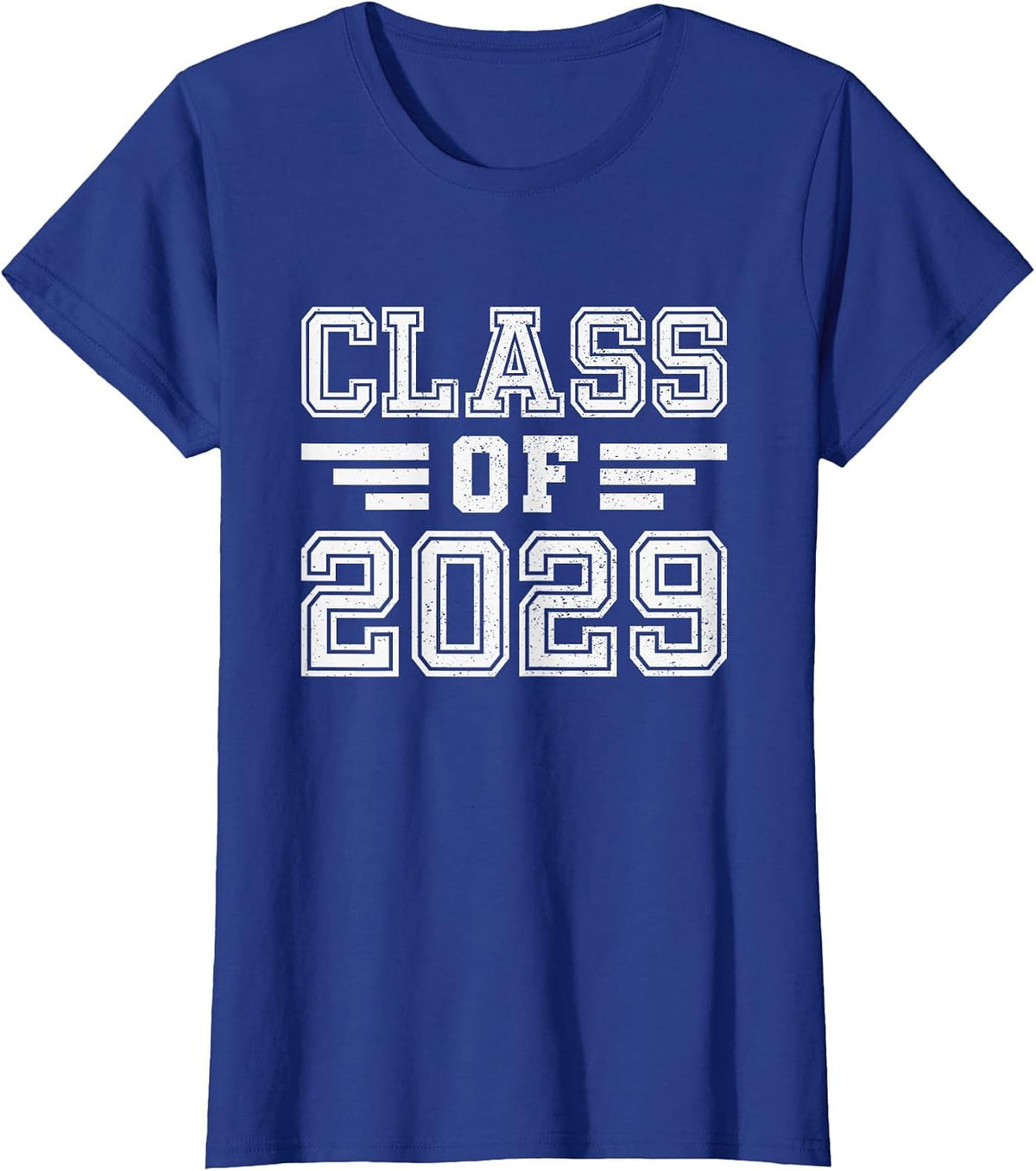 Class of 2029 College University High School Future Graduate T-Shirt - Royal Blue