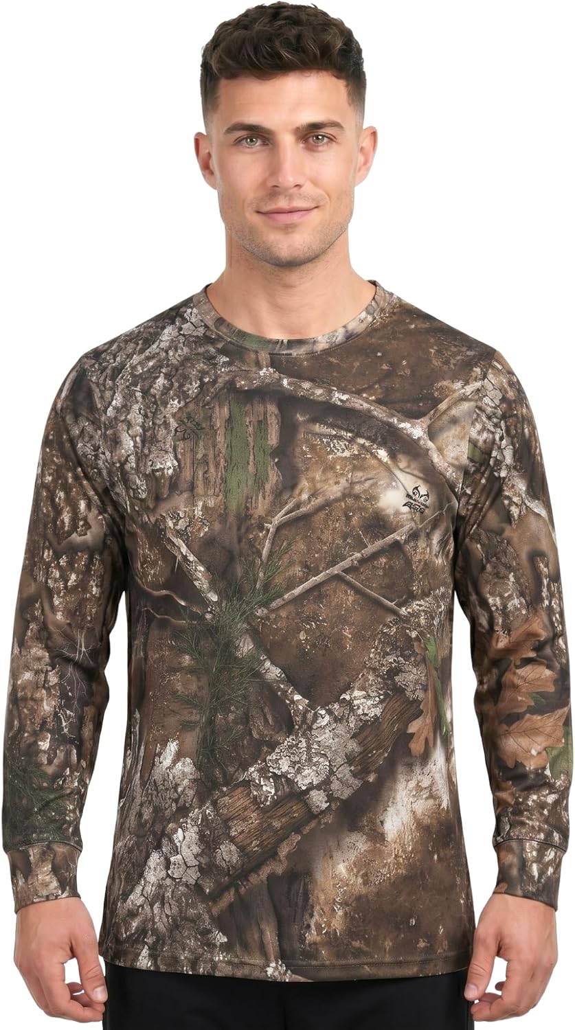 Realtree Camo Unisex Adults T-Shirts - Realtree Apx Polyester